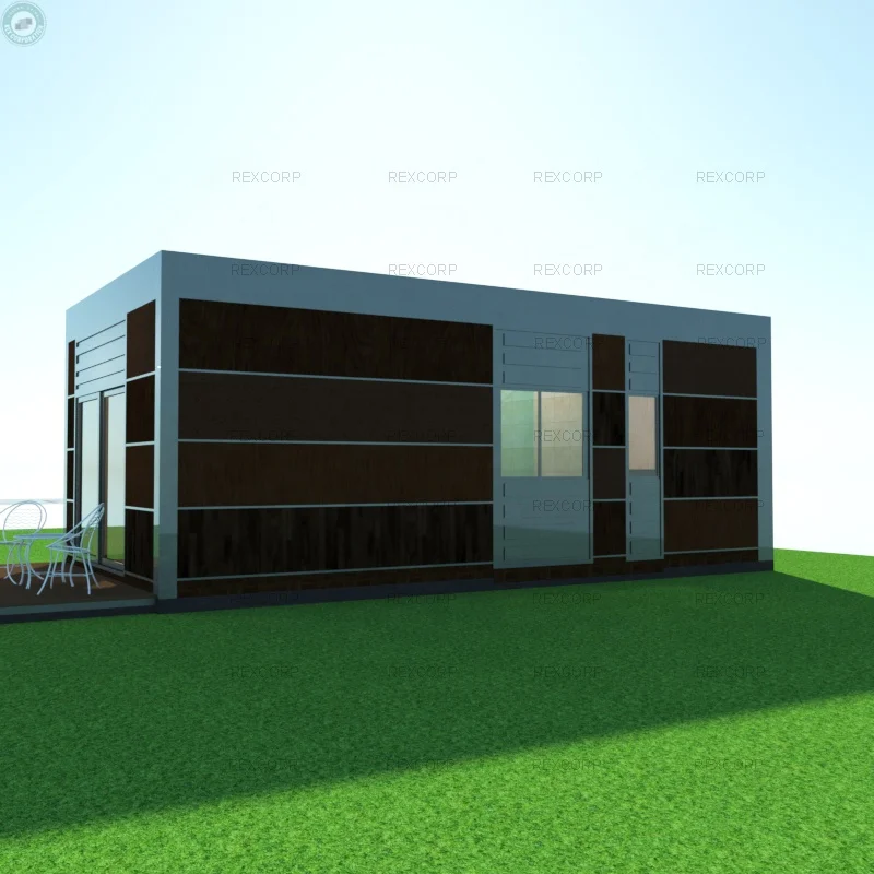 33sqm Flatpack Container Home Office Studio with Bath Modern Design Container Granny Flat in Melbourne