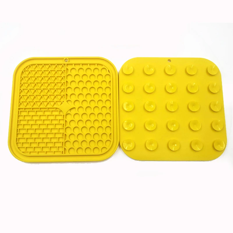 Silicone Anti Choke Slow Down Eating Feeder Bowl Cat Dog Lick Mat