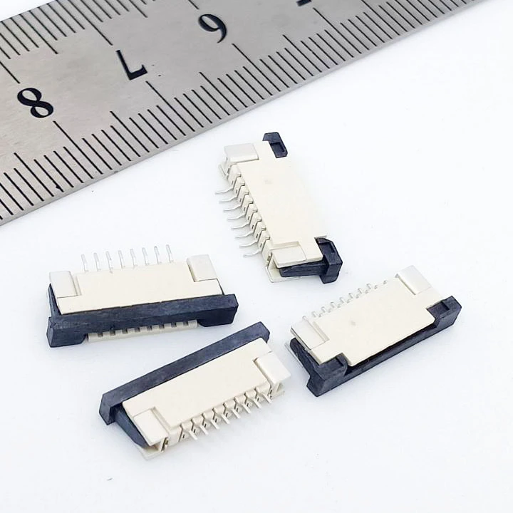 manufacturer FPC/FFC connector 1.0mm right angle top contact for samtec ZF1-08-01-T-WT-TR