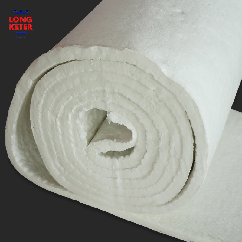 Factory Price 1260 Degree Refractory Alumina Silicate Needle Ceramic Fiber Insulation Blanket
