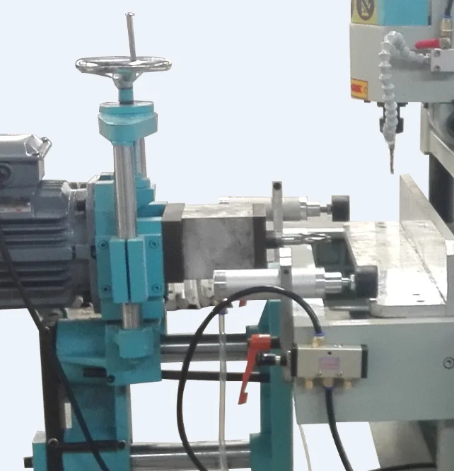Mini Lock Hole Slot Processing Machine for Aluminum & PVC Door and Window Milling Machine