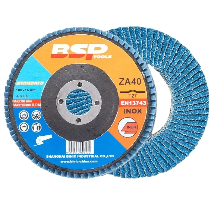 DIY Zirconia Aluminium- Stainless Steel & Metal Flap Disc grit 40