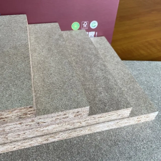 High quality from Factory E1 grade Melamine particle board MFC board 18mm