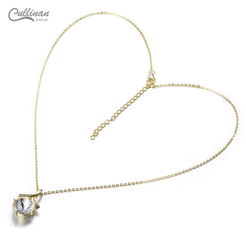 Gold Plated Jewelry for Women Wholesale Supplier Crystal Necklace Birthstone Natural Crystal Latest Luxury