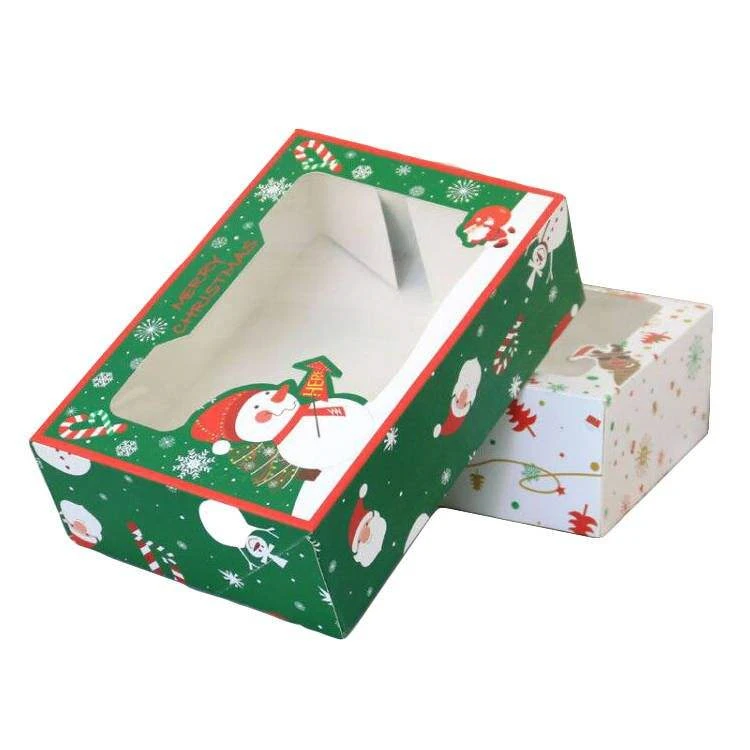 Custom logo Pack Color Printing Luxury Clothing Candy Socks Professional Merry Christmas Gift Box Packaging