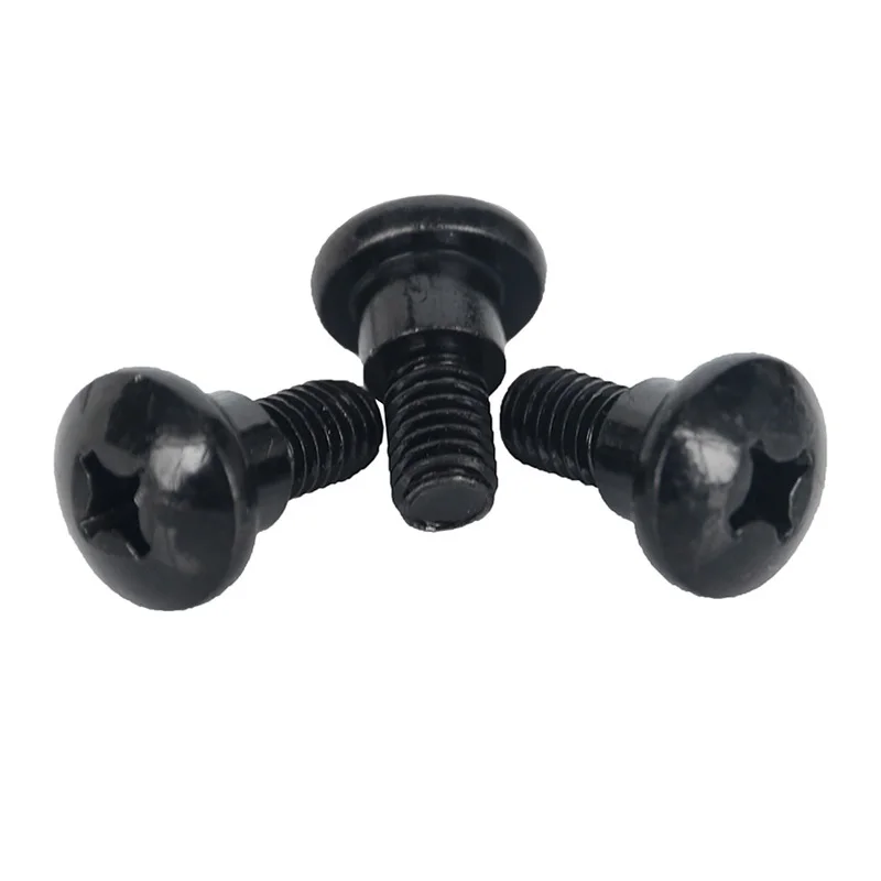 Grade 8.8 10.9 12.9 Cross Recessed Pan Oval Head Screw Double Shoulder Step Hex Allen Strip Bolt Black Zinc Plated