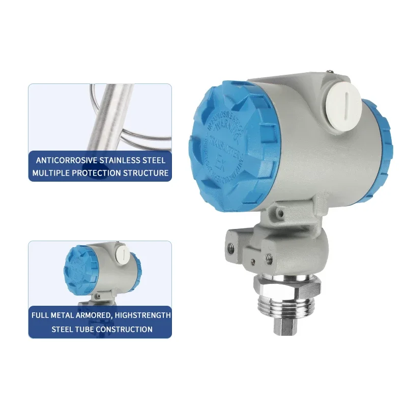 Capacitive fuel tank oil level sensor level range 1m 2m 5m range 4-20mA 0-10V 0-5V