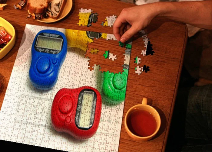 muslim electronic digital finger counter ,cable length measuring fabric meter counter