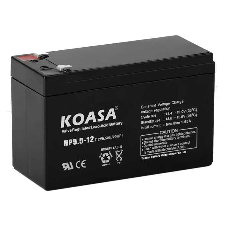 Myanmar Best Sellers NP5.5-12 AGM Battery 12V 5.5AH UPS Battery
