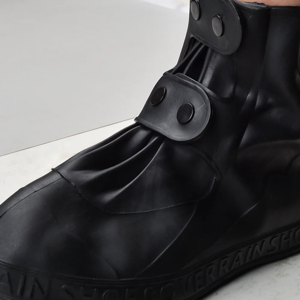 Fashion non-slip water proof rain boots silicone shoes cover thickened wear-resistant shoe protection cover