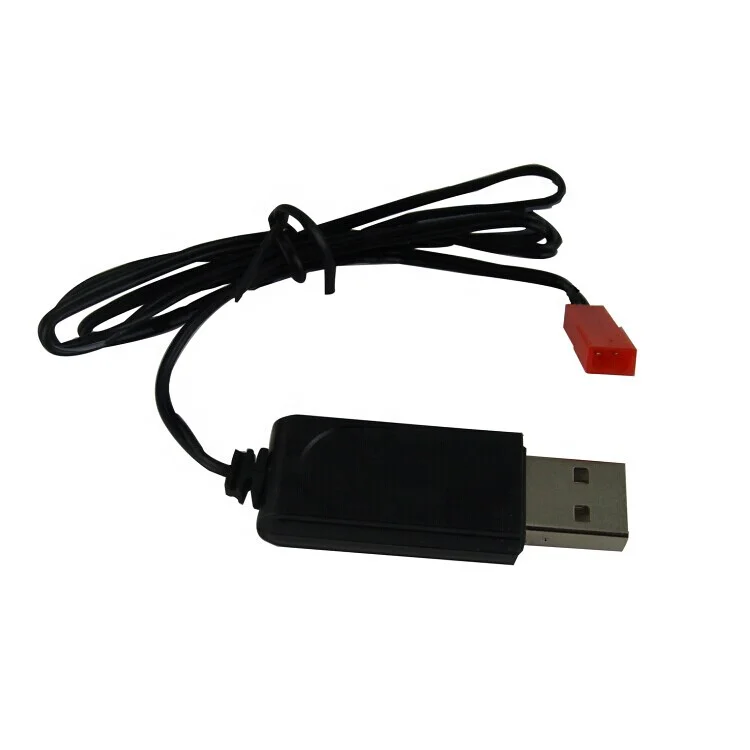 DC 5V  usb Charger  With JST Plug for R/C aircraft Toys Lithium battery Wholesale 3.7V USB Charger with Cable