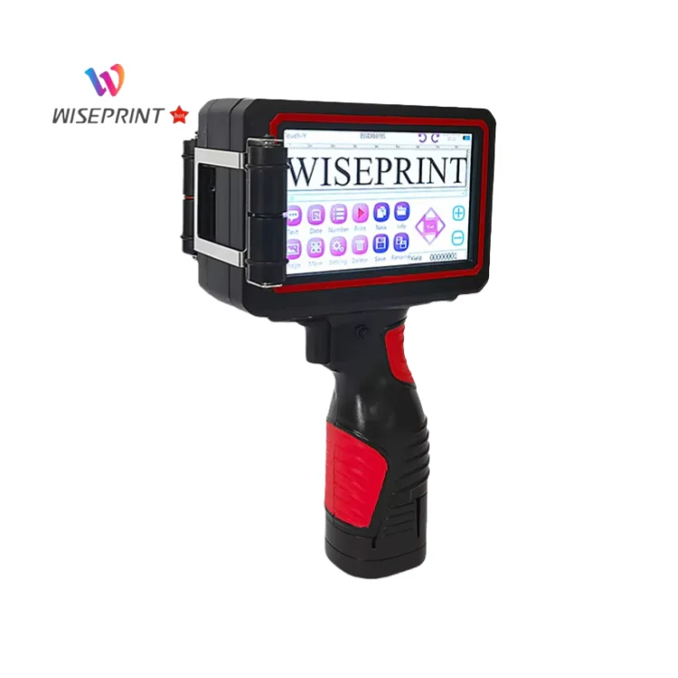 WISEPRINT TIJ пластиковый пакет для пищевых продуктов с датой истечения срока годности ручной струйный принтер ручная онлайн-машина печати пакетный код