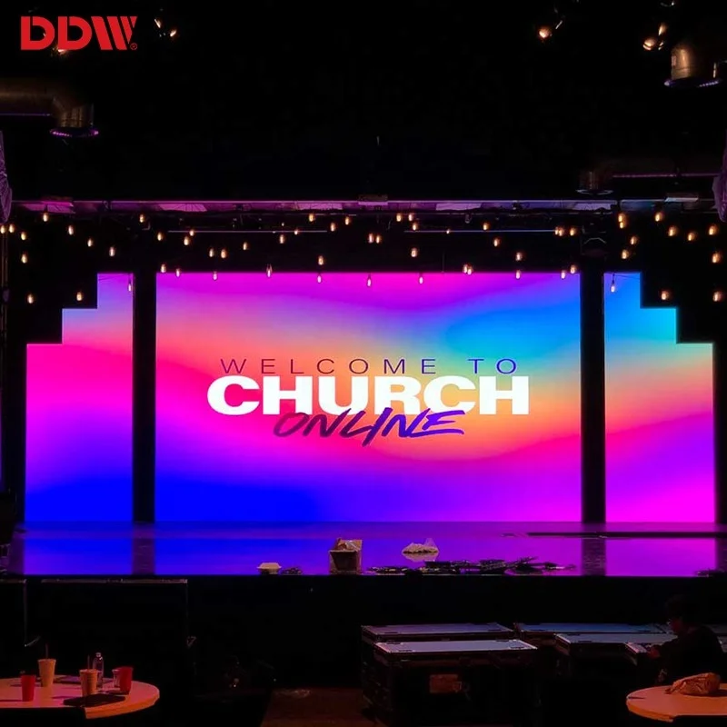 Superior Performance Portable LED Video Wall P3.9 High Pixel IP65 Rental Screen for Outdoor Indoor Stage Background Display