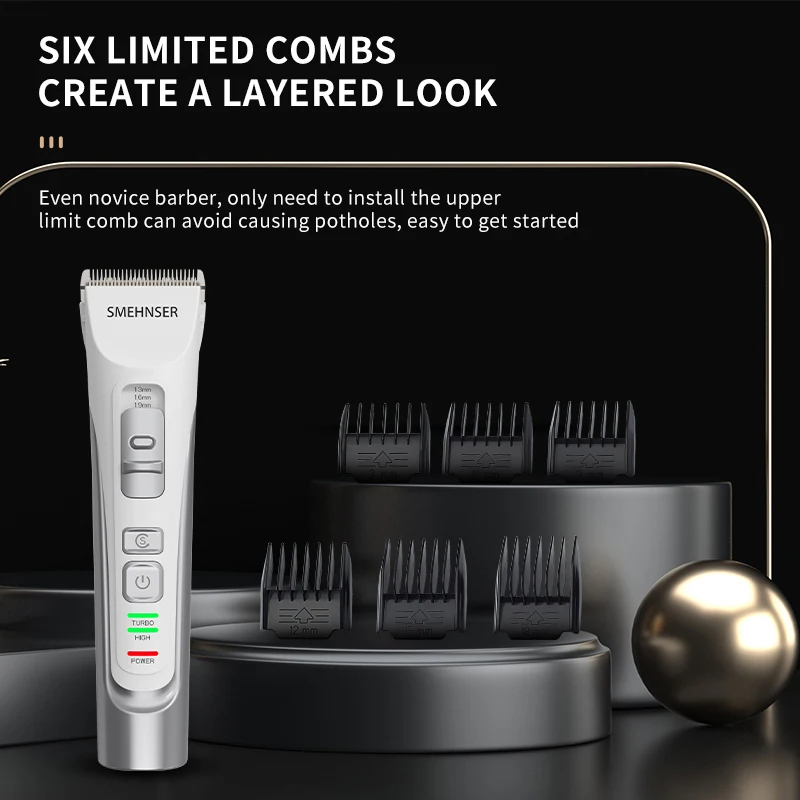 Manufacturer New Design Patented Man Electric Men  Hair Trimmer Chargeable Barber Hair Clipper