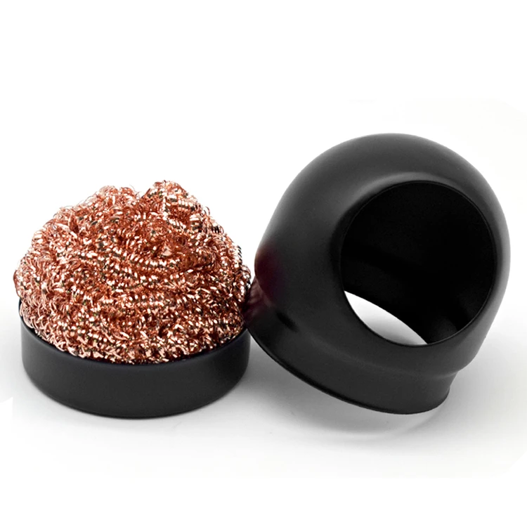 Cleaning Ball Desoldering Soldering Iron Mesh Filter Cleaning Nozzle Tip Copper Wire Cleaner Ball Metal Dross Box Clean Ball