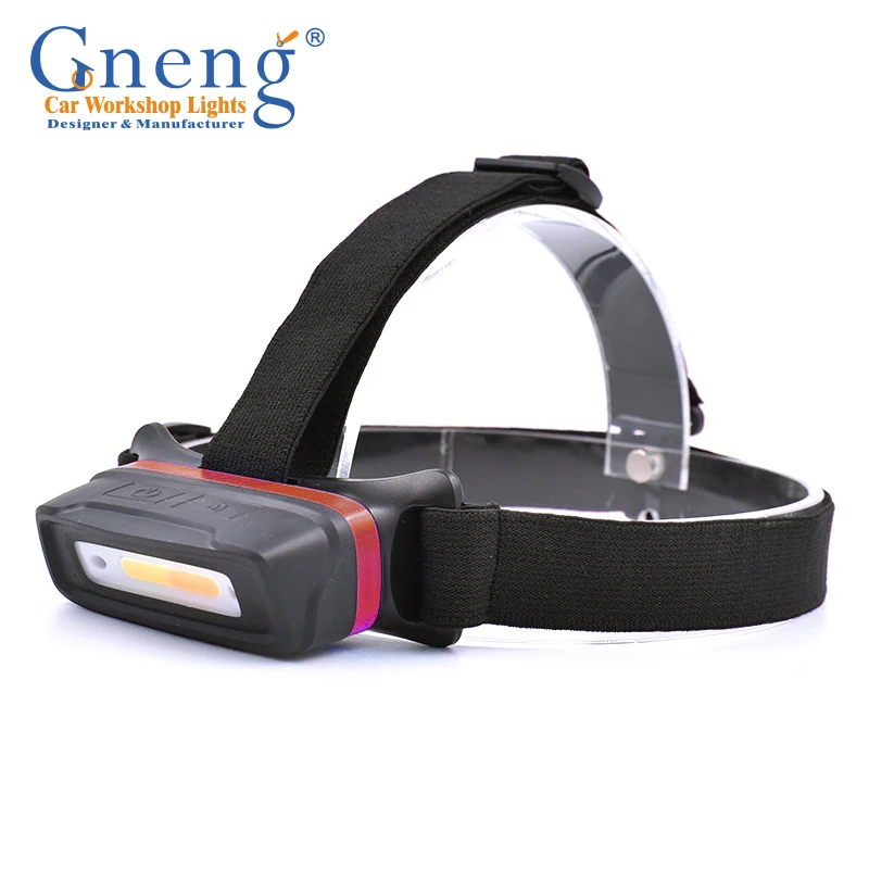 Водонепроницаемый налобный фонарь с красным светом 7 режимов регулируемый перезаряжаемый датчиком