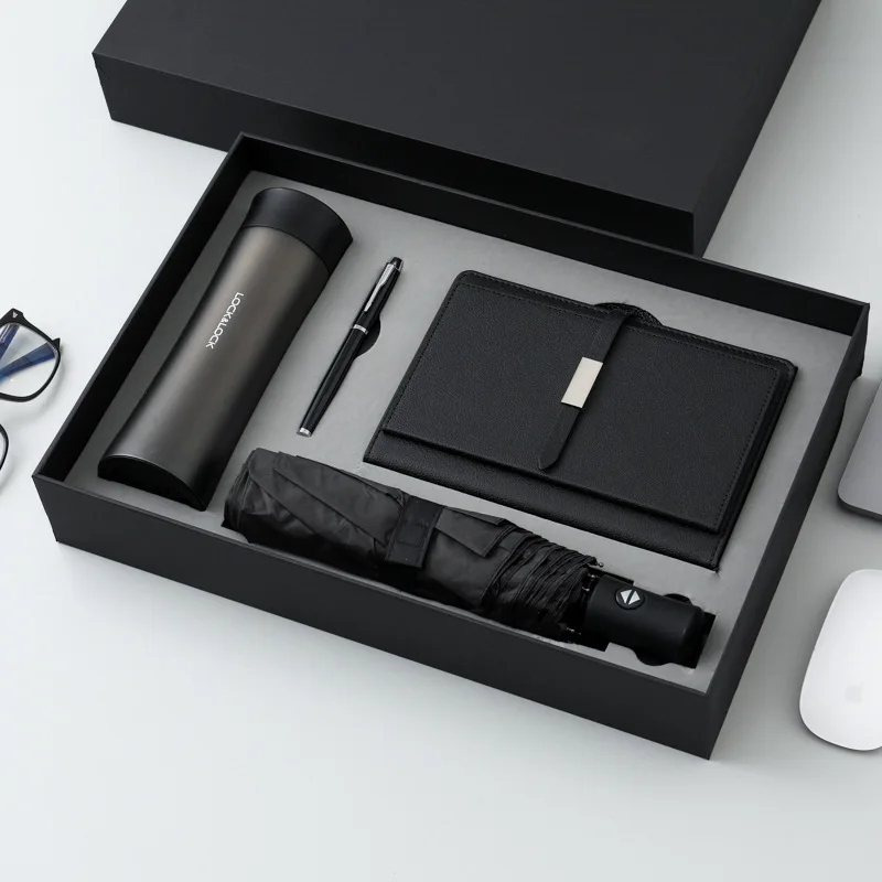 Custom Corporate Advertising Gifts Promotional Items With Logo Business Office Stationery Gift Set Nice Gift For Vip Clients