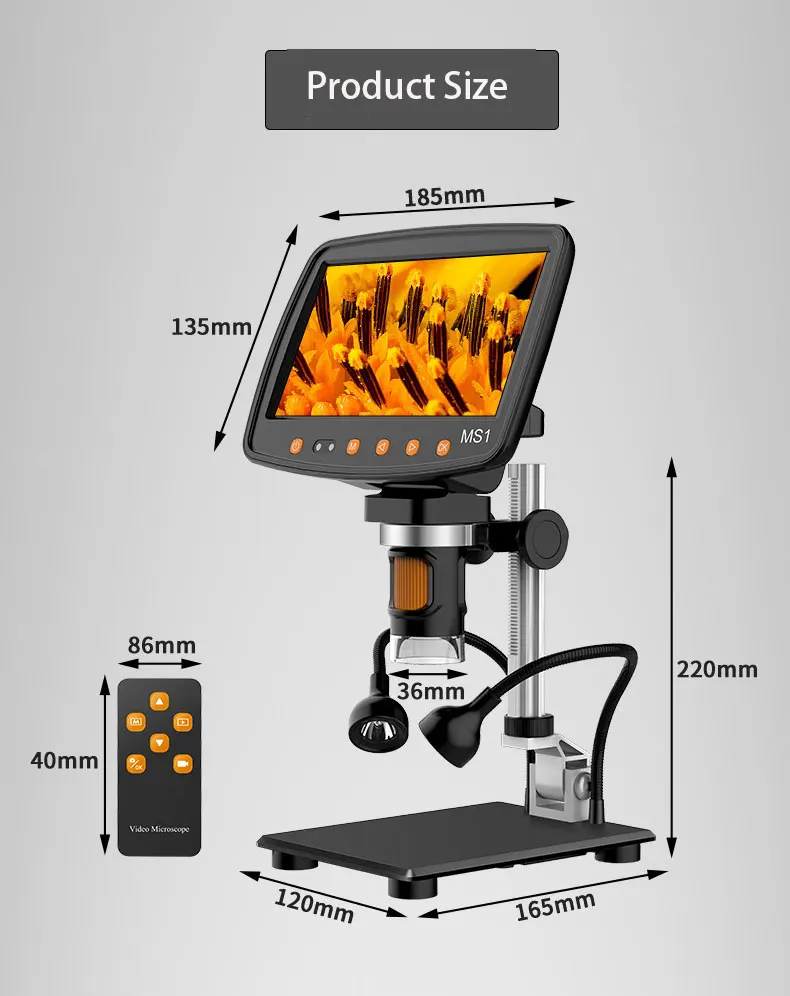 48Mp Microscope Camera Hd Microscope Camera Stereo Microscope With Camera