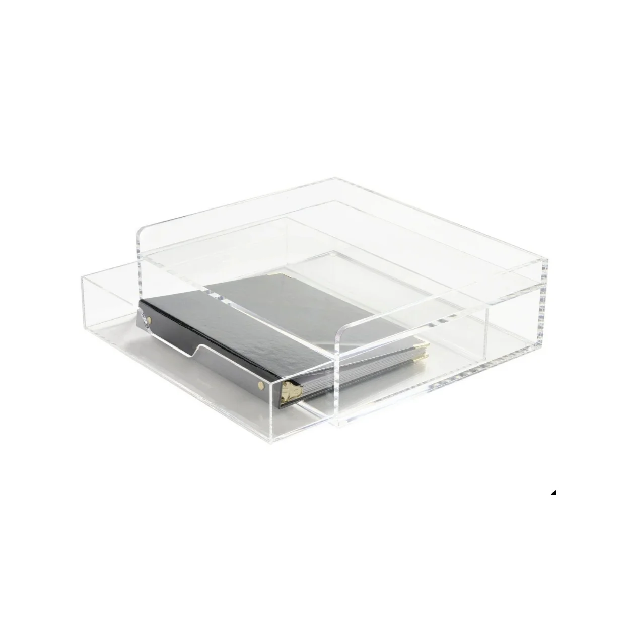 Wholesale Durable Office Supplies Acrylic Office Desktop Lettery Organizer Lettery Tray With Drawer