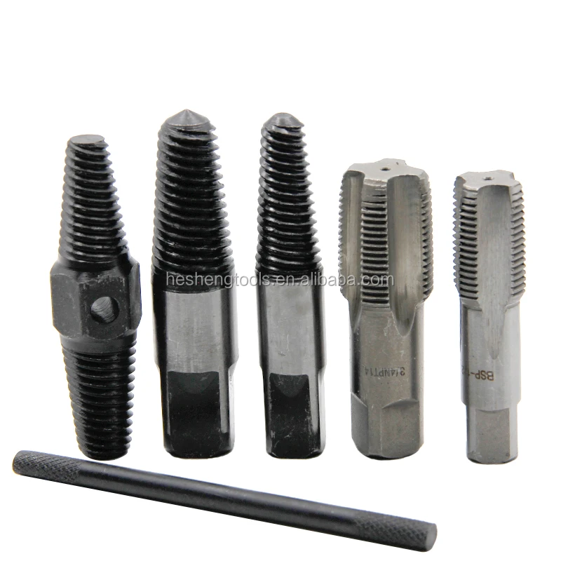 1/2' 3/4' Faucet Thread Repair Pipe Broken Bolt Damaged Tap Screw Extractor