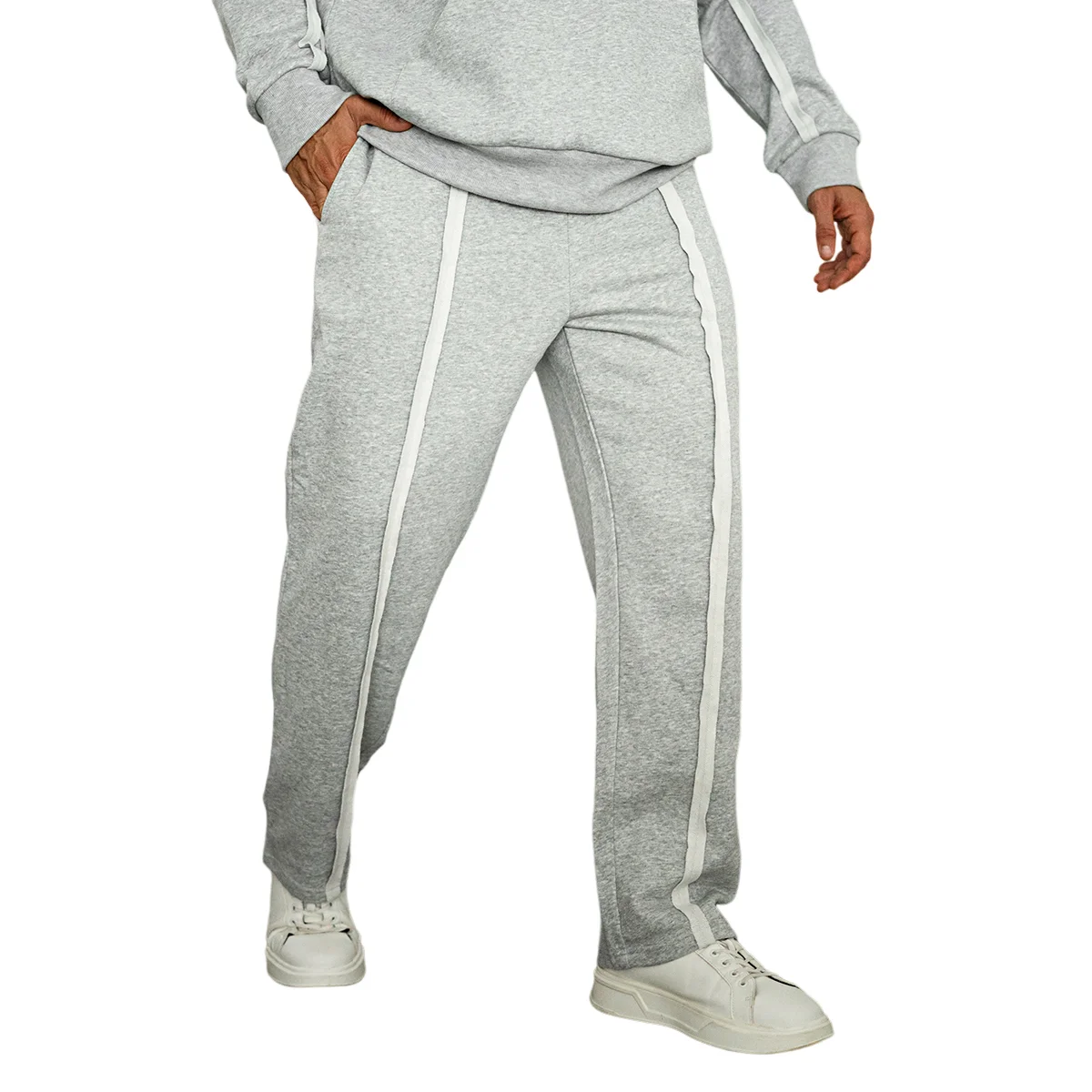 Gingtto Sweatpants And Hoodie Set Wholesale Men Sportswear Custom Logo Hooded Set
