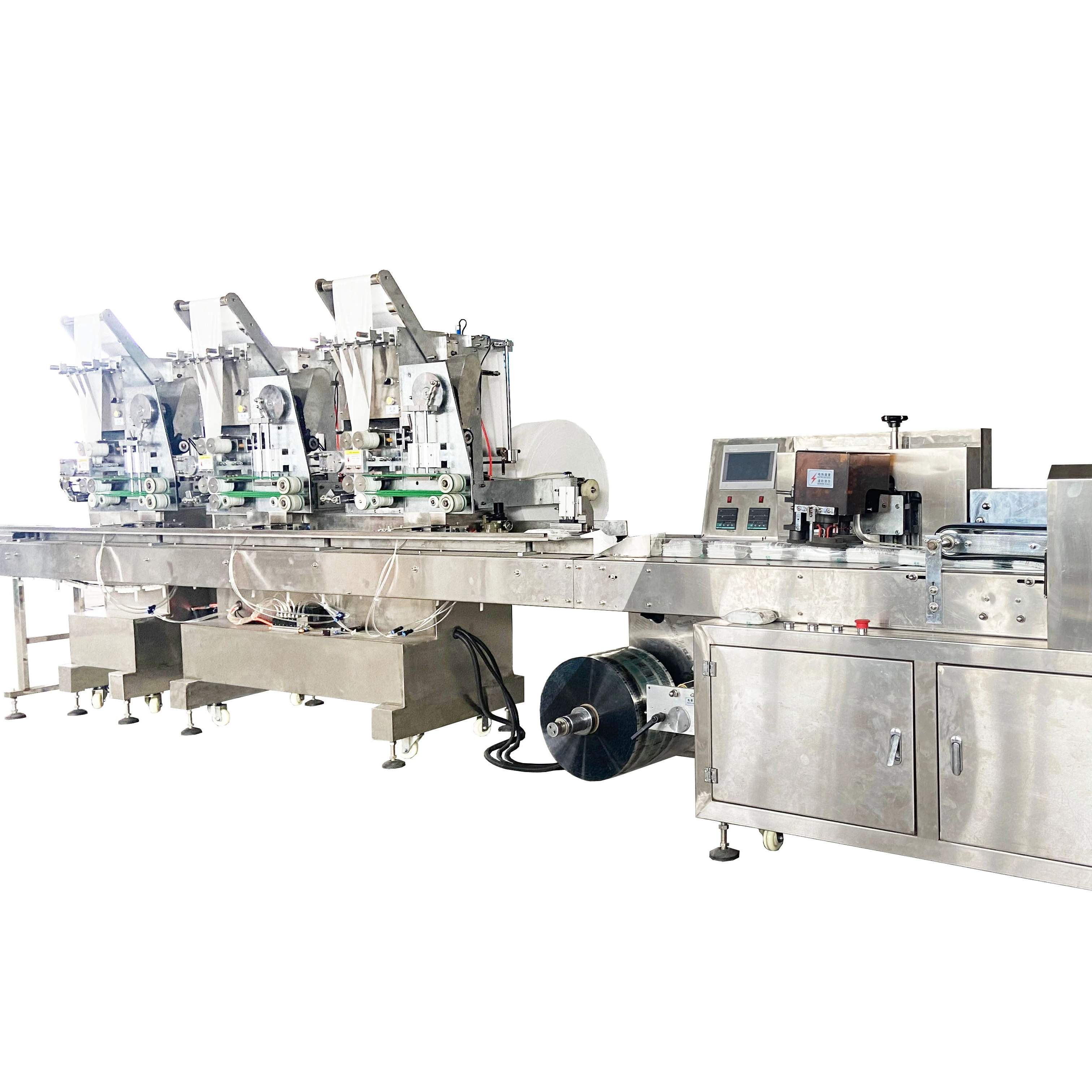 Automatic Wet TIssue Production Line Wet TIssue Wipes Making Machine 5-30Pcs/Bag Wet Tissue Machine