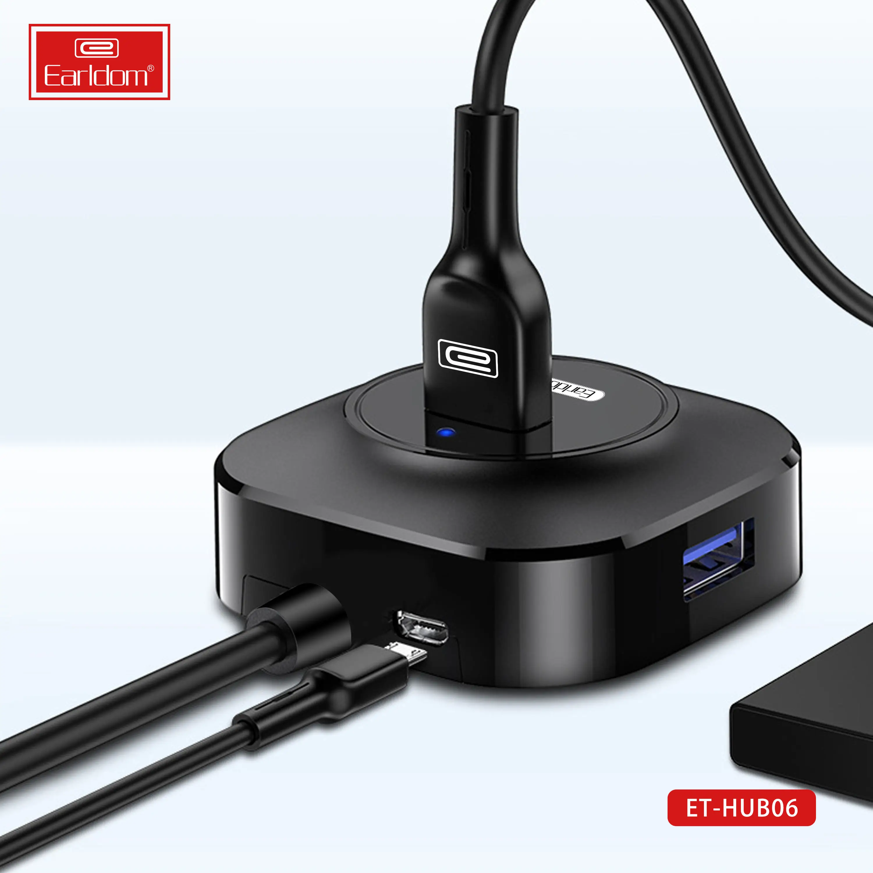 Earldomusb концентратор 4 порта разветвитель USB 2 0 расширения интерфейса узлов для портативных ПК Mac настольный компьютер Usb Hub