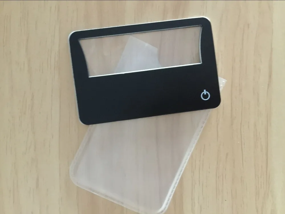 Credit Card Size Light LED Magnifier Magnifier with LED light/Pocket Magnifier/Credit Card Size Magnifier