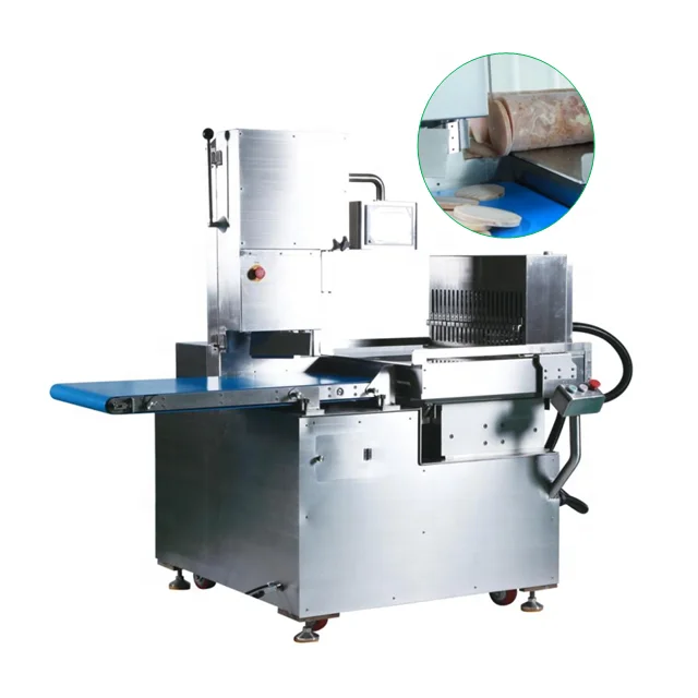 Stainless Steel Automatic Bone Saw Cutter Machine Frozen Ribs Beef Steak Fish Meat Bone Saw Machine