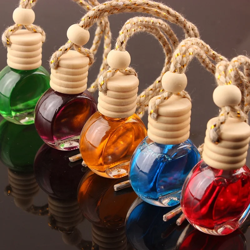 Car Air Freshener Car Decoration Accessories Hanging Glass Bottle Custom Aroma  Airsanto Perfume