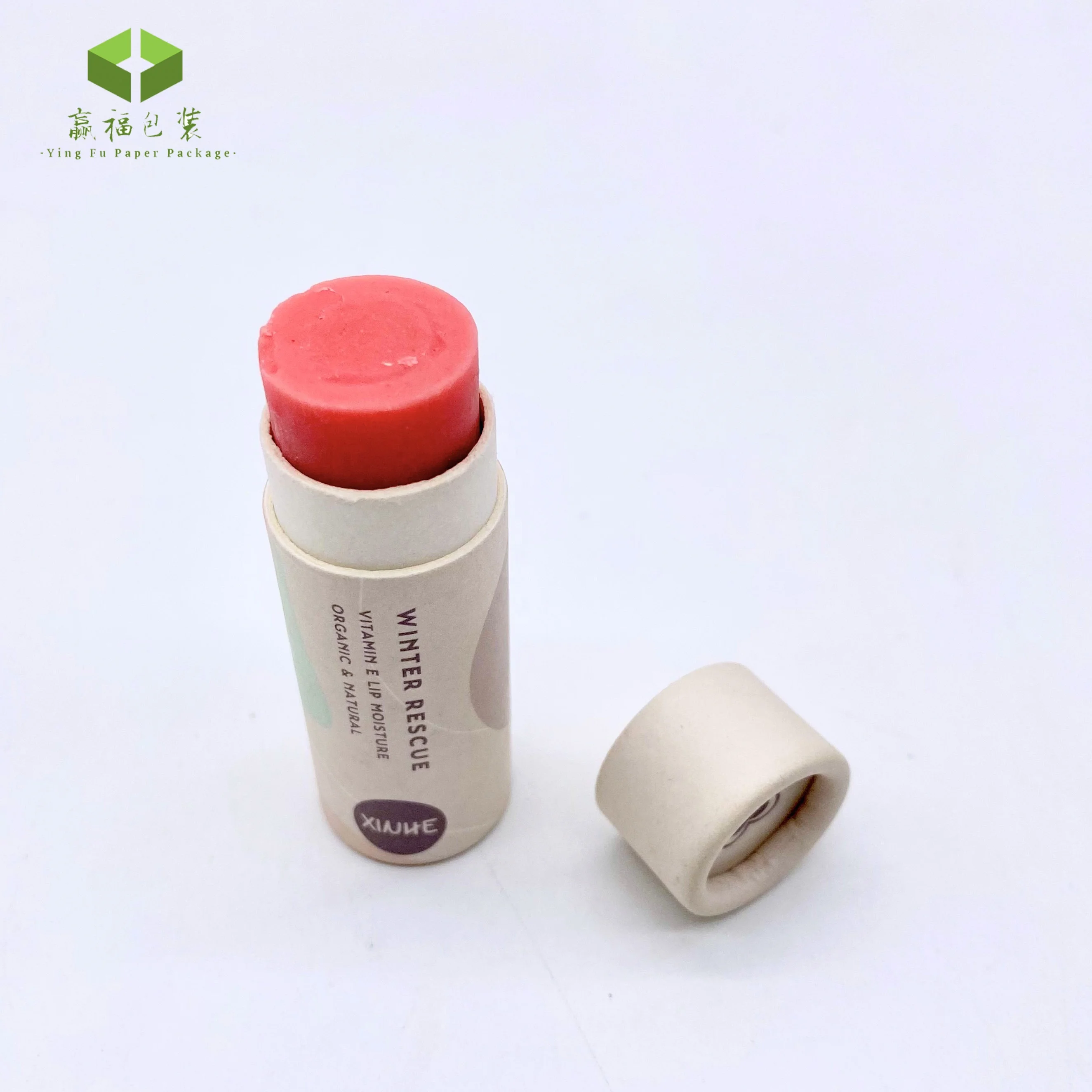 Aluminum free deodorant in paper tube packaging old spice kraft paper tube for lip balm eco for 10ml 30ml 50ml