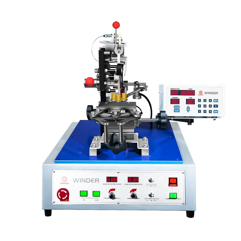 With fast winding function, it can greatly improve production efficiency small inner diameter Inductor Winding Machine