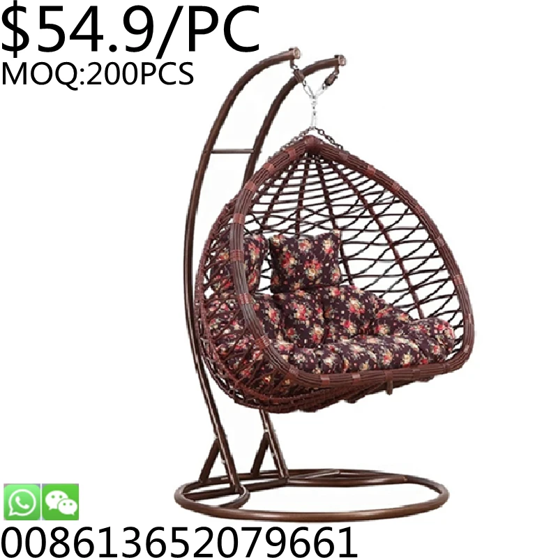 TSF Wholesale Wicker Outdoor Chairs Rattan Egg Garden Hanging Hammock