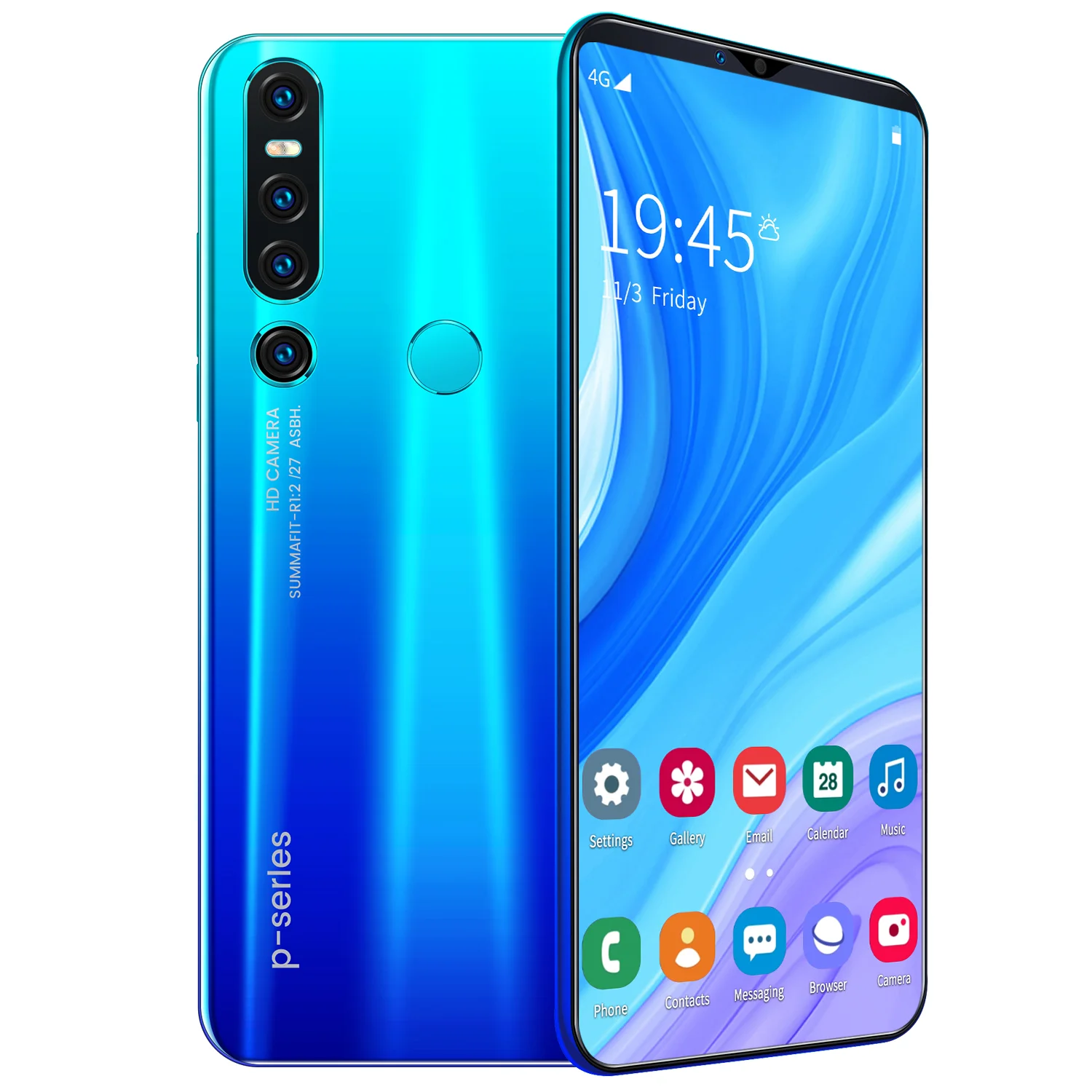 Смартфон P46 Pro, 8 + 128 ГБ, 4G, 6,1 дюйма, две Sim-карты