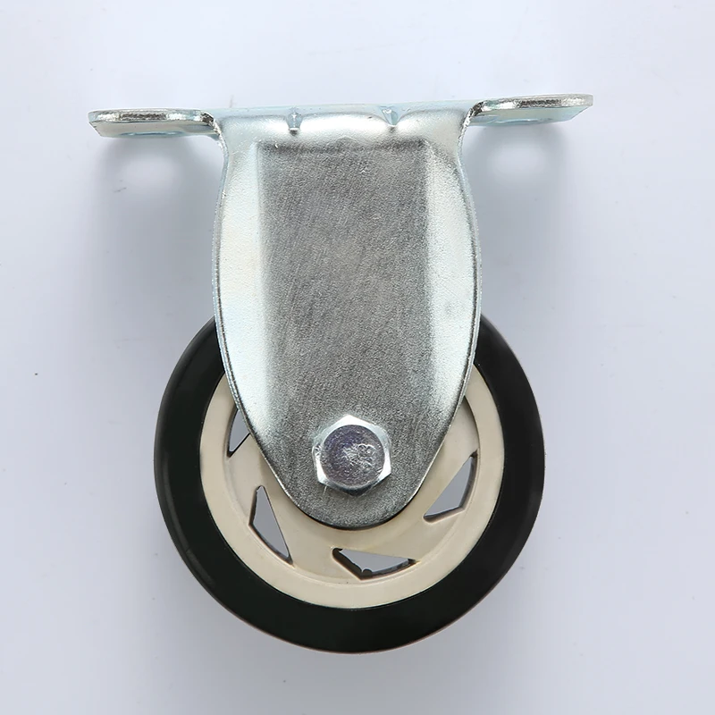 JP Series Caster Wheel for Sliding Furniture Appliance Black Metal Piece Plate Nylon Color Weight Material Level Origin Type