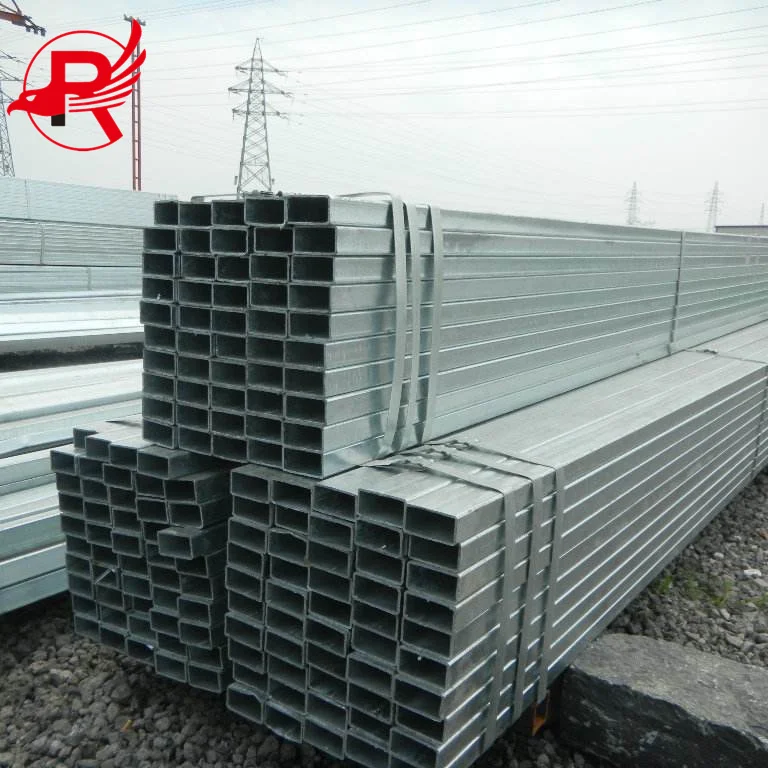 China Factory Supply SHS RHS Pipe pre galvanized square rectangular Tube SQ / REC Steel Pipe and Tube