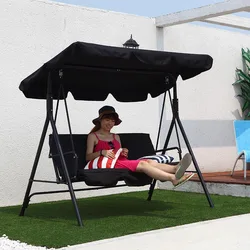 Water Drop Shaped Wicker Hanging Egg Swing Chair Black Rattan Patio Swing Modern Patio Swings Outdoor Rattan Chair