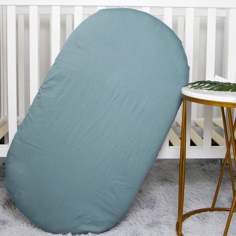 Wholesale Fitted Crib Sheet Extra Soft Neutral Cotton Twill Baby Bed Sheet for Standard Crib Mattress
