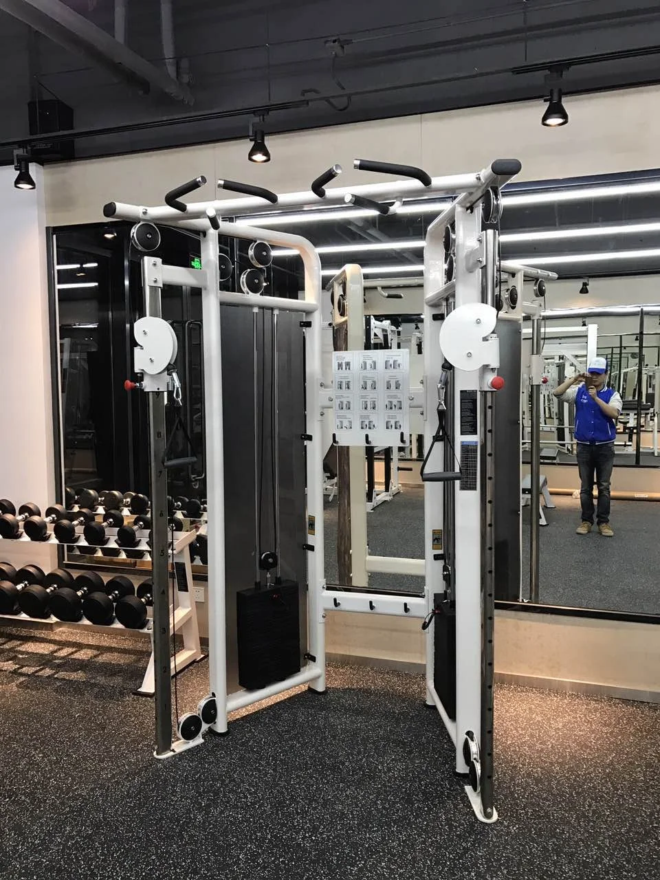 commercial gym equipment multi functional trainer dual adjustable pulley cable crossover Multi Functional Trainer