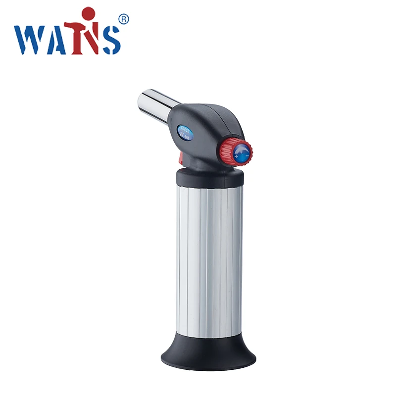 Windproof filled butane gas burner lighter for welding lighter with high temperature flame injection