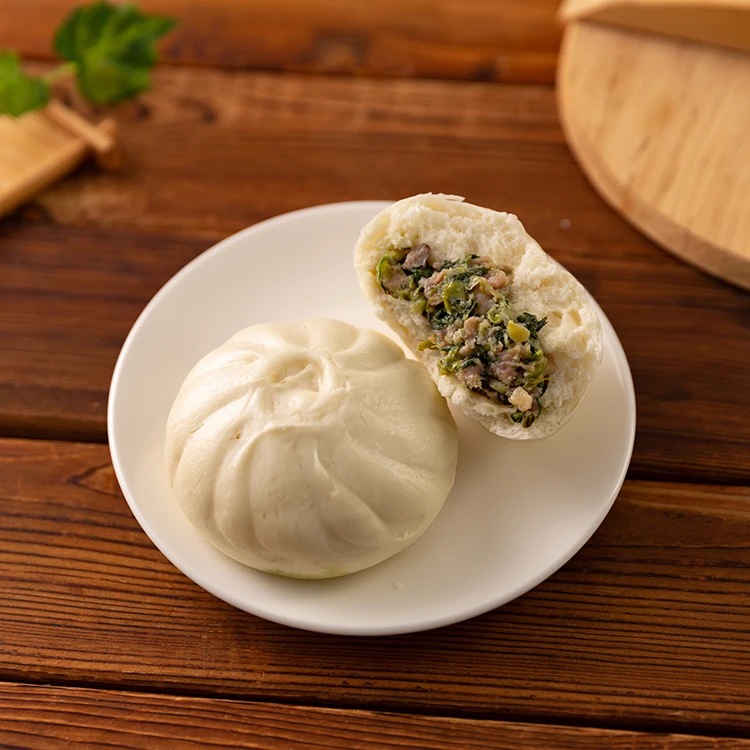 Новейшая Паровая булочка Baozi Frozen Bao Buns