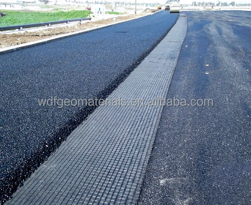Fiberglass Geogrid Gravel Grid Ground Grid Biaxial fiberglass geogrid price asphalt grid for road construction