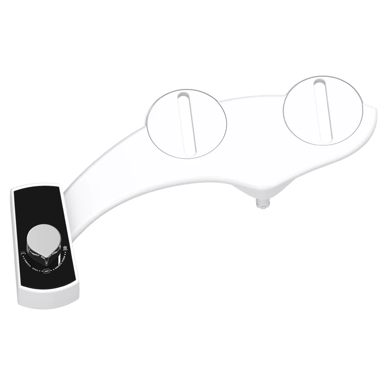 Hot and Cold Water Easy Setup Non-Electric Mechanical Buttler Bidet Toilet Attachment Self-Cleaning Nozzle & Adjustable Pressure