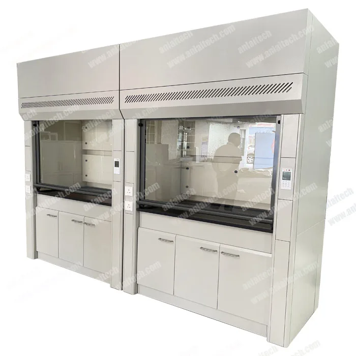 Химический лабораторный вытяжной шкаф лаборатории fumehood анализатор выхлопных газов со стеклянными