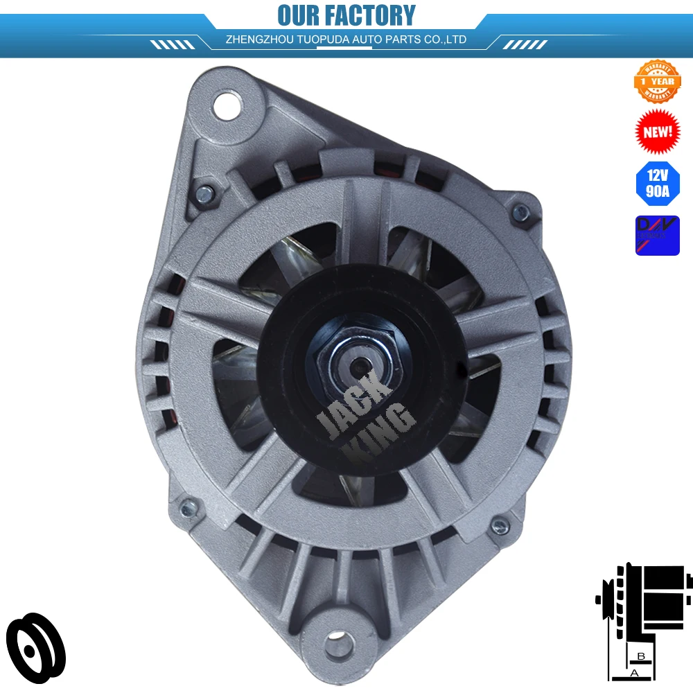32023771000 0986083110 111811 211080A ELD-A-1118 ELD-A-2110-115A NEW ALTERNATOR FOR LADA VAZ 2110 2111 2112 1.5i 16V 1998-