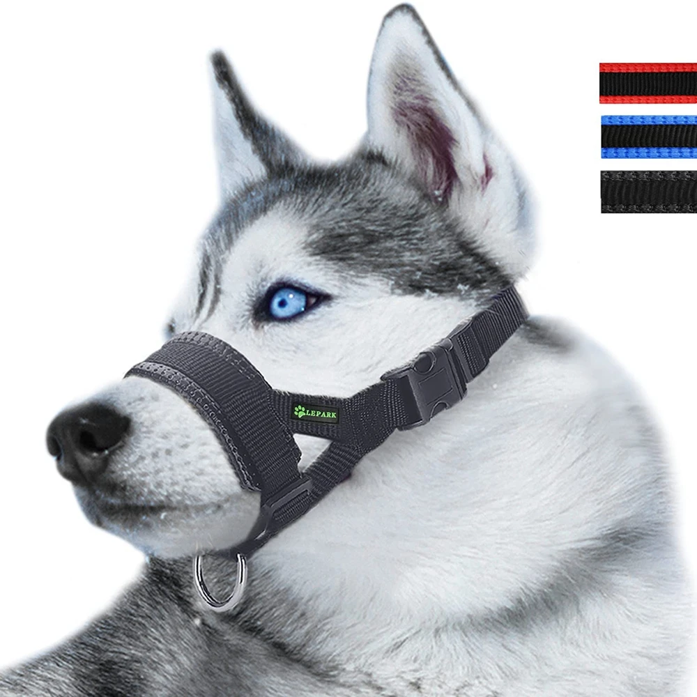 
Nylon pet dog face muzzle werewolf for Small,Medium,Large Dogs Prevent from Biting,Barking and Chewing,Adjustable Loop 