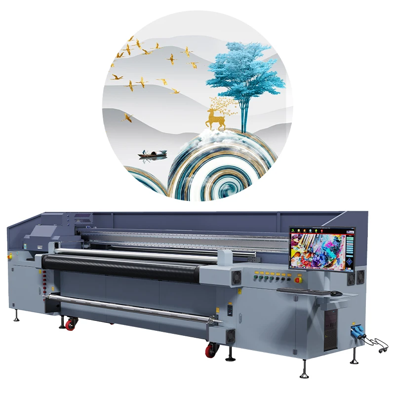 Inkjet Uv Cylinder High Speed Digital Printer Roll to Label Laser YC2500HR