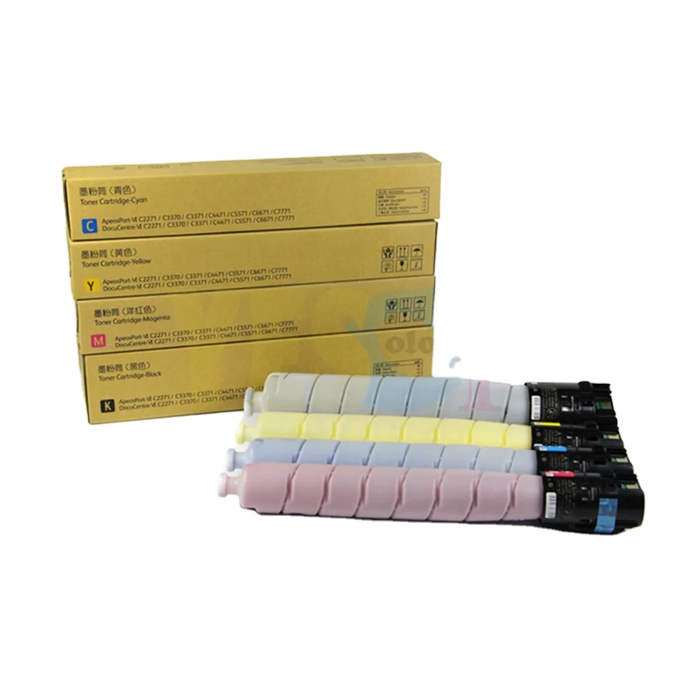 Картридж с тонером 2271 3370 4471 совместимый Fuji Xerox ApeosPort-VI C3370 C3371 C4471 C5571 C7773 C6673