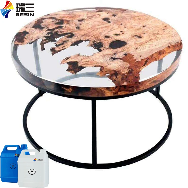 Casting Epoxy Resin for Wooden Table and Furniture