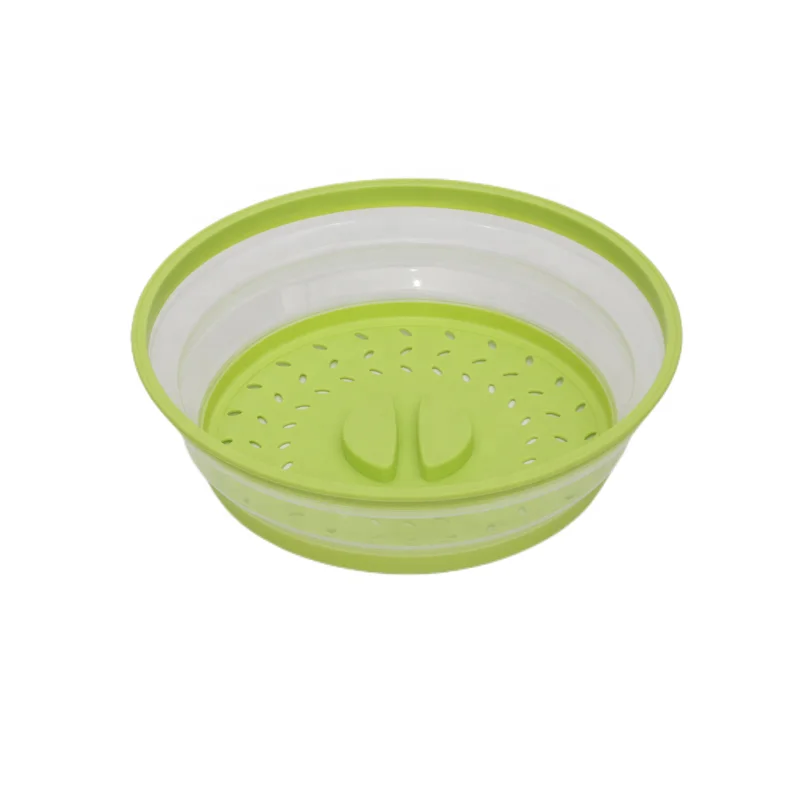 Household Kitchen Microwave Splatter Guard Shield Bowl Dish Splash Lid Plastic Collapsible Plate Microwave Cover